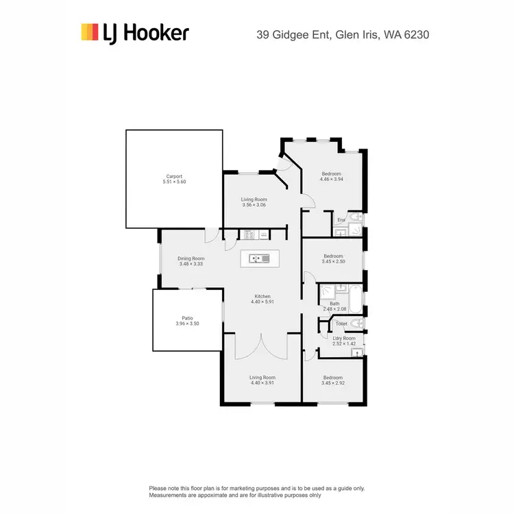 Floorplan of Homely house listing, 39 Gidgee Entrance, Glen Iris WA 6230