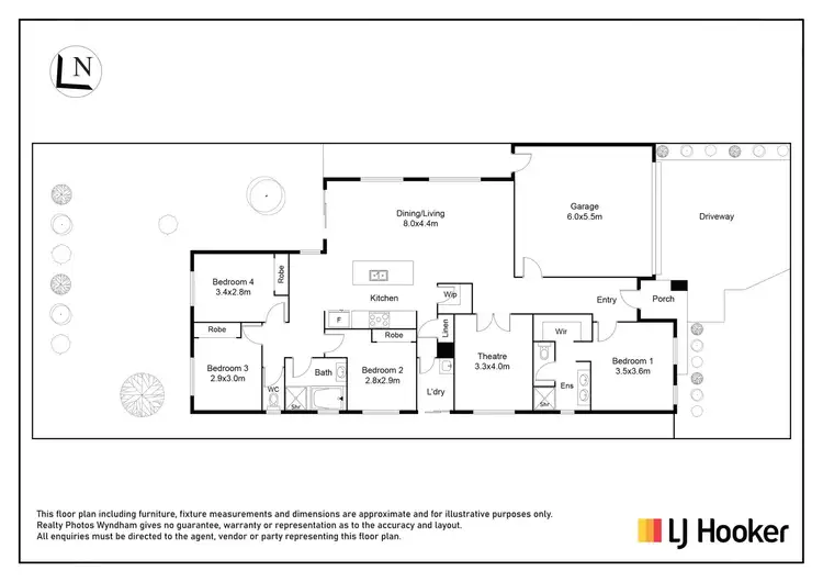 Floorplan of Homely house listing, 13 Praline Street, Manor Lakes VIC 3024