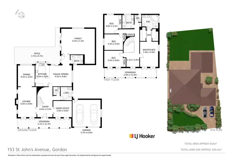 Floorplan of Homely house listing, 153 St Johns Avenue, Gordon NSW 2072