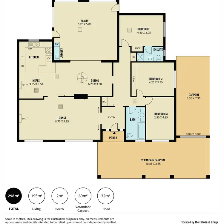 Floorplan of Homely house listing, 81 Collingbourne Drive, Elizabeth Vale SA 5112
