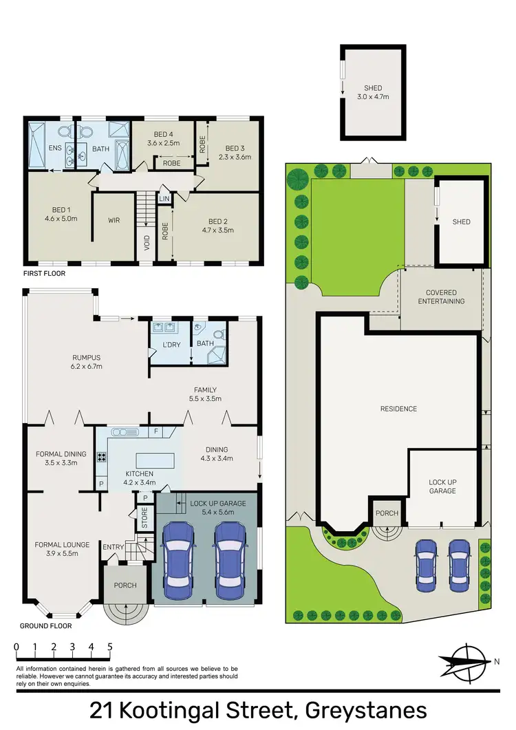 Floorplan of Homely house listing, 21 Kootingal Street, Greystanes NSW 2145