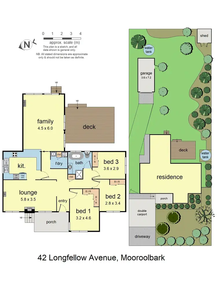 Floorplan of Homely house listing, 42 Longfellow Avenue, Mooroolbark VIC 3138