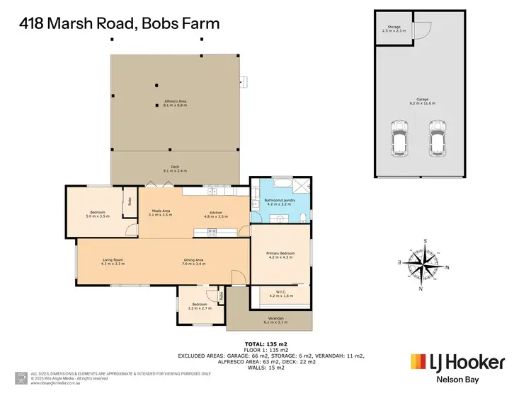 Floorplan of Homely house listing, 418 Marsh Road, Bobs Farm NSW 2316