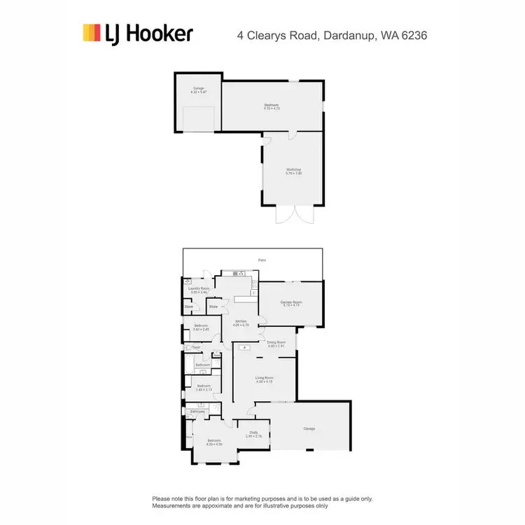 Floorplan of Homely house listing, 4 Clearys Road, Dardanup WA 6236