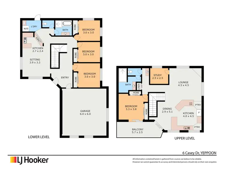 Floorplan of Homely house listing, 6 Casey Drive, Yeppoon QLD 4703
