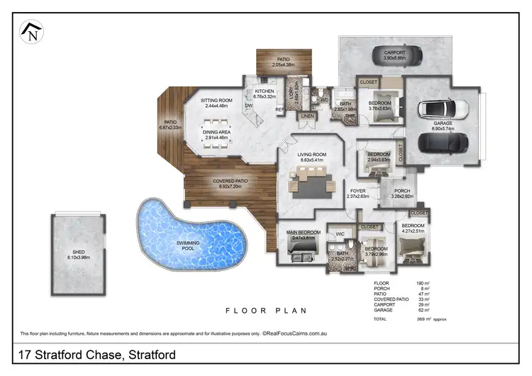 Floorplan of Homely house listing, 17 Stratford Chase, Stratford QLD 4870