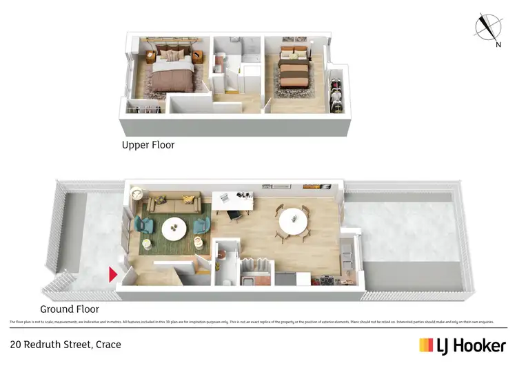 Floorplan of Homely townhouse listing, 20 Redruth Street, Crace ACT 2911