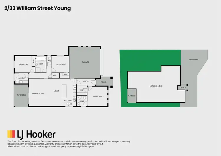 Floorplan of Homely house listing, 2/33 William Street, Young NSW 2594