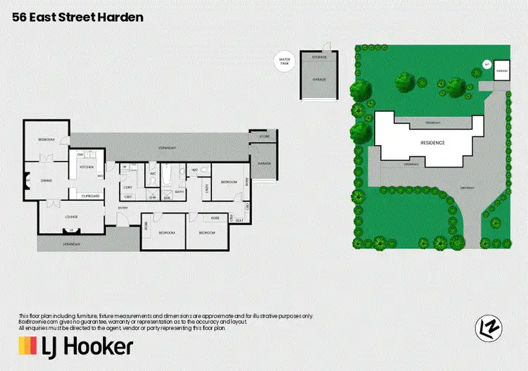 Floorplan of Homely house listing, 56 East Street, Harden NSW 2587