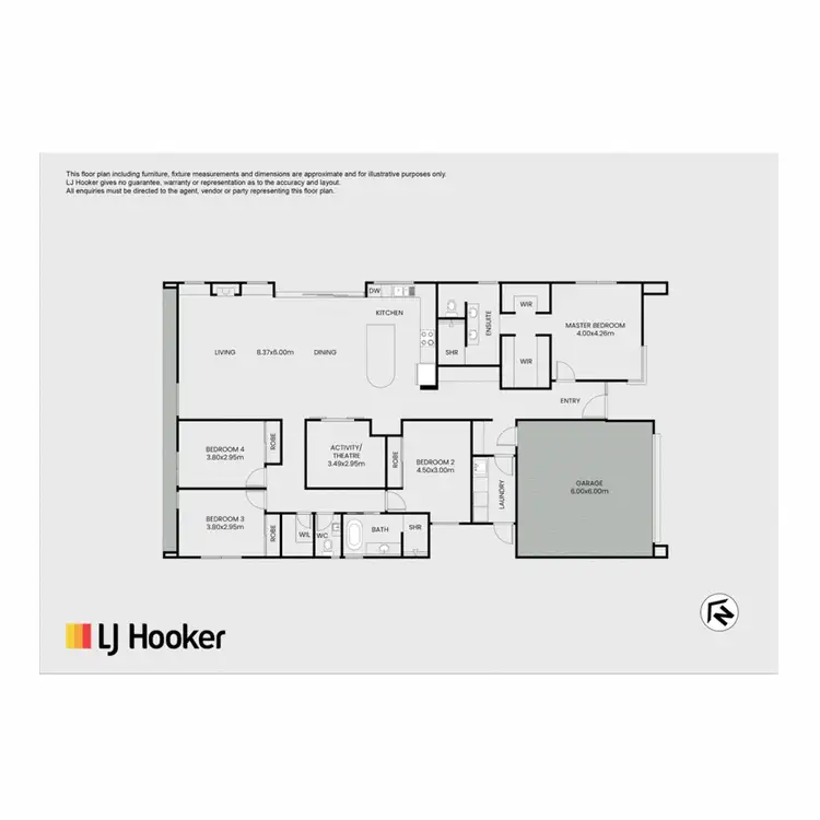 Floorplan of Homely house listing, 28 Robertson Drive, Dunsborough WA 6281