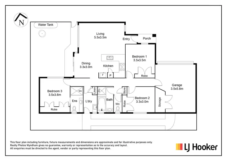 Floorplan of Homely unit listing, 3/26 Fernwood Drive, Hoppers Crossing VIC 3029