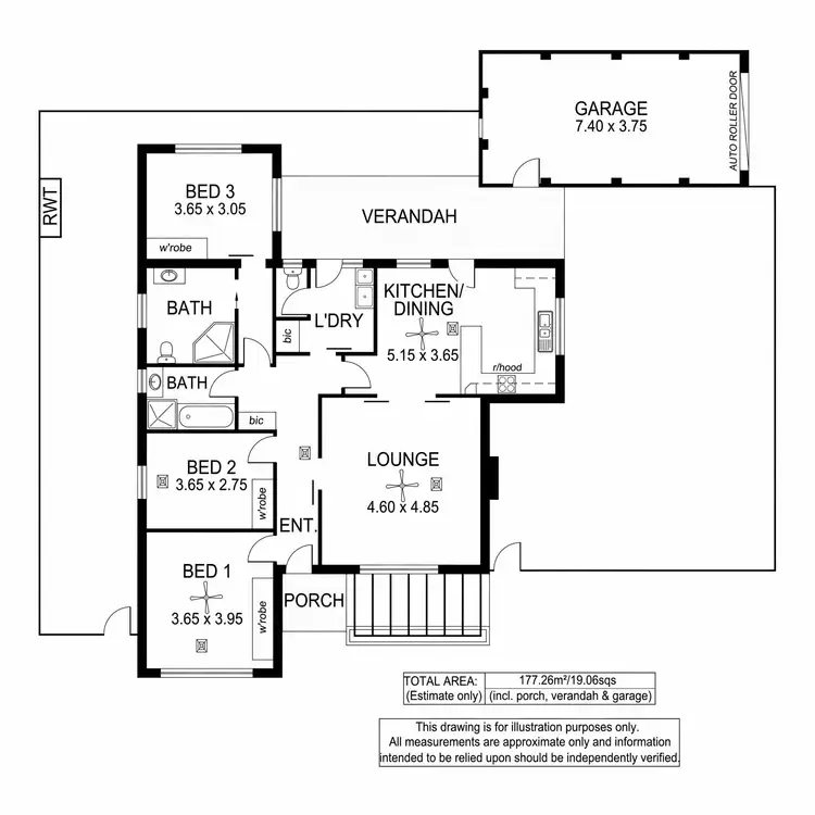Floorplan of Homely house listing, 9 Walkley Avenue, Warradale SA 5046