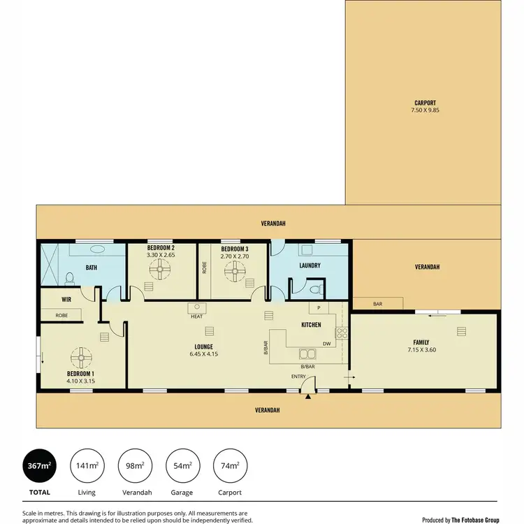Floorplan of Homely house listing, 8 Fergusson Court, Lyndoch SA 5351