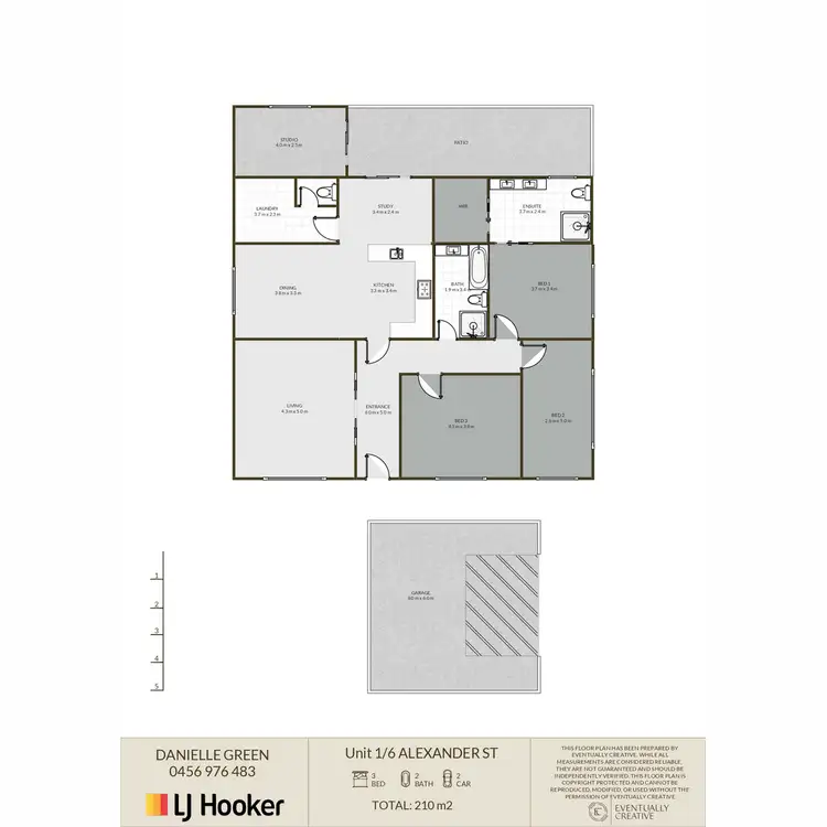 Floorplan of Homely house listing, 1/6 Alexander Street, South Bunbury WA 6230