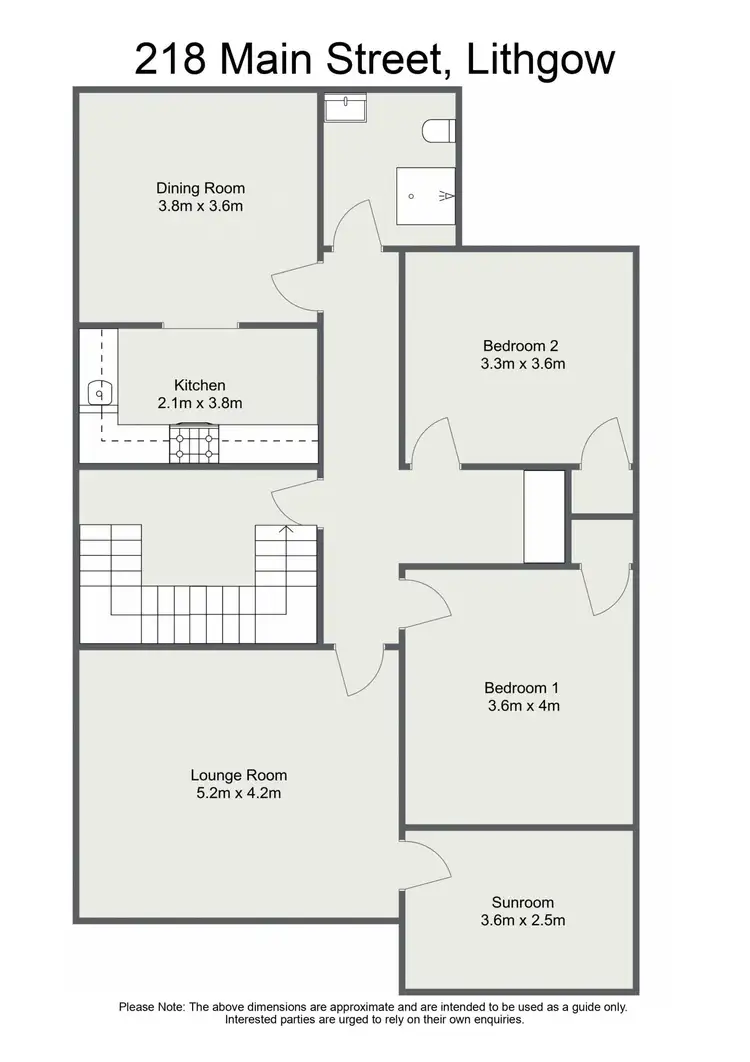 Floorplan of Homely block of units listing, 218 Main Street, Lithgow NSW 2790