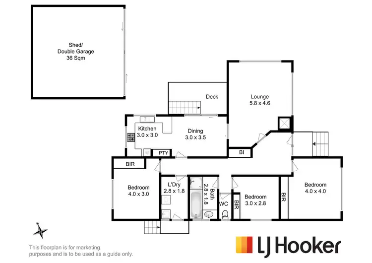 Floorplan of Homely house listing, 134 Box Hill Road, Claremont TAS 7011
