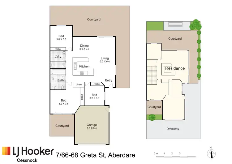 Floorplan of Homely unit listing, 7/66-68 Greta Street, Aberdare NSW 2325