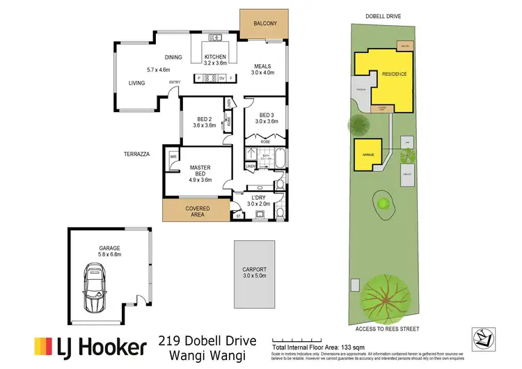 Floorplan of Homely house listing, 219 Dobell Drive, Wangi Wangi NSW 2267