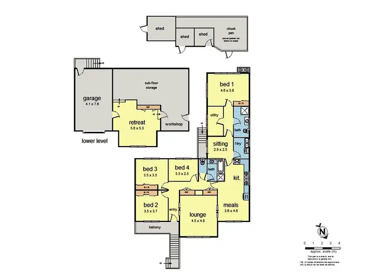 Floorplan of Homely house listing, 27 Rouke Street, Lilydale VIC 3140