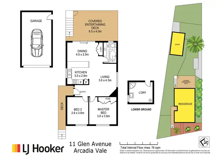 Floorplan of Homely house listing, 11 Glen Avenue, Arcadia Vale NSW 2283