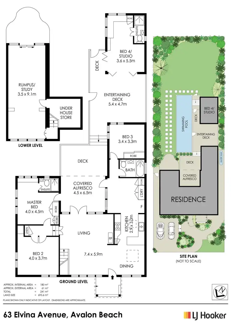 Floorplan of Homely house listing, 63 Elvina Avenue, Avalon Beach NSW 2107