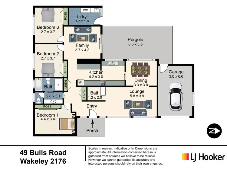 Floorplan of Homely house listing, 49 Bulls Road, Wakeley NSW 2176