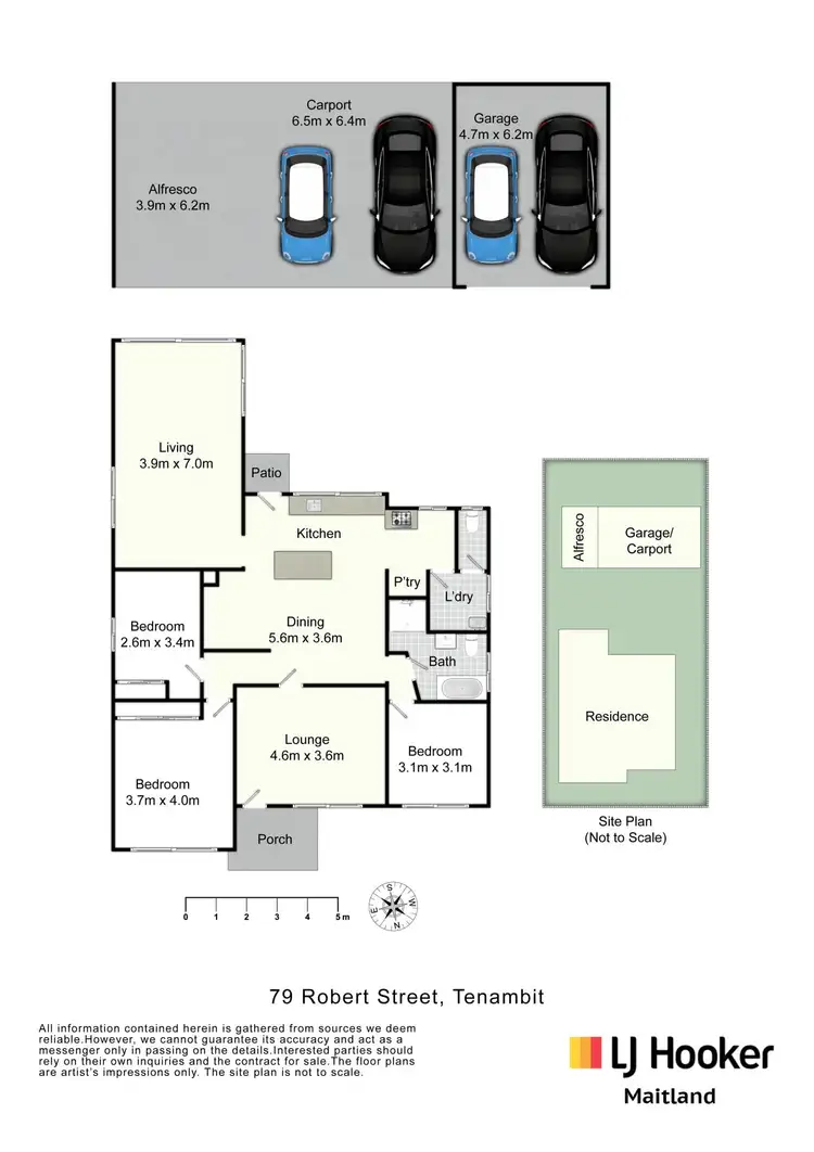 Floorplan of Homely house listing, 79 Robert Street, Tenambit NSW 2323