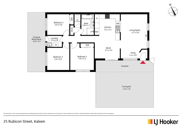 Floorplan of Homely house listing, 25 Rubicon Street, Kaleen ACT 2617