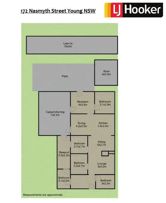 Floorplan of Homely house listing, 172 Nasmyth Street, Young NSW 2594