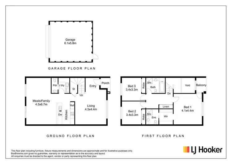 Floorplan of Homely townhouse listing, 23 Saturn Drive, Truganina VIC 3029