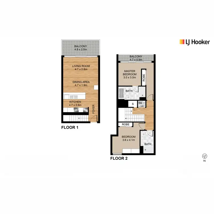 Floorplan of Homely apartment listing, 72/46 Honeysett View, Kingston ACT 2604