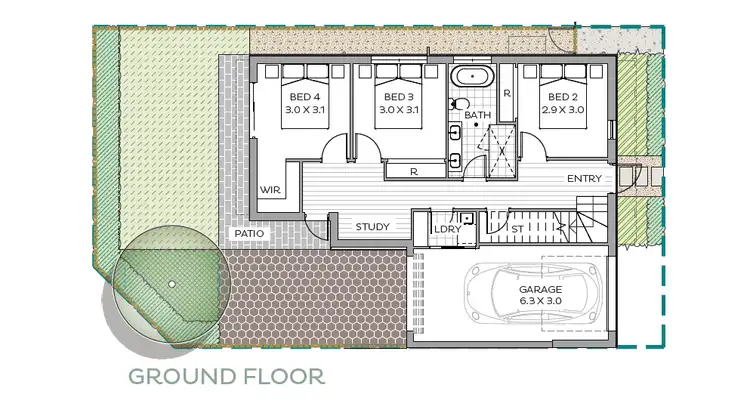 Floorplan of Homely house listing, 25 Wyn Gilmour Court, Strathnairn ACT 2615