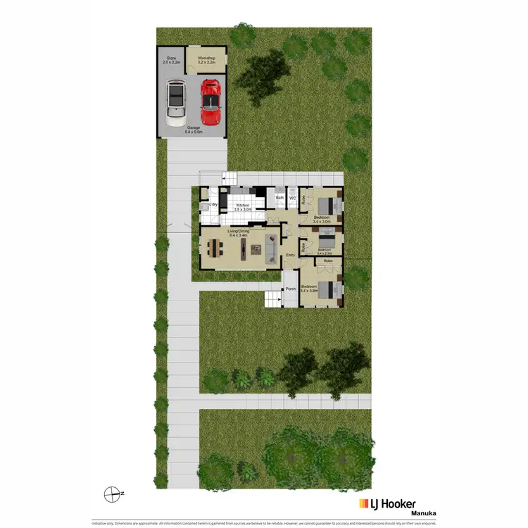 Floorplan of Homely house listing, 26 Bundeela Street, Narrabundah ACT 2604