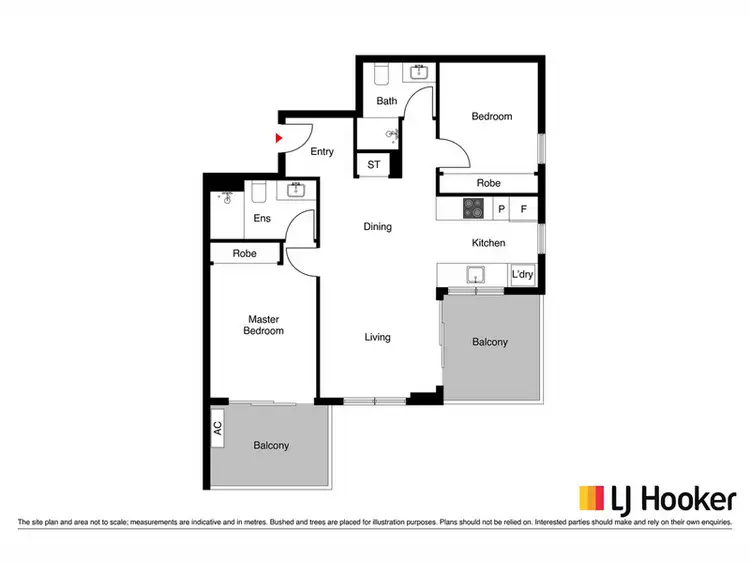 Floorplan of Homely apartment listing, 13/14 Hoolihan Street, Denman Prospect ACT 2611
