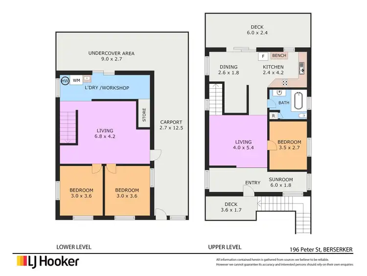 Floorplan of Homely house listing, 196 Peter Street, Berserker QLD 4701