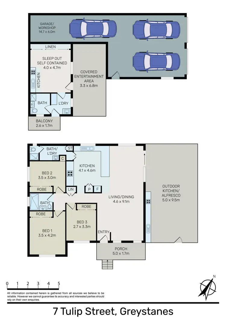Floorplan of Homely house listing, 7 Tulip Street, Greystanes NSW 2145