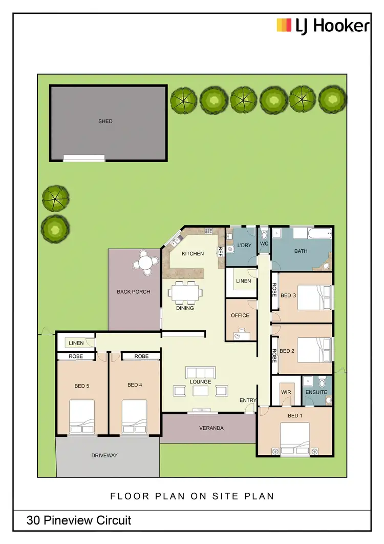 Floorplan of Homely house listing, 30 Pineview Crt, Young NSW 2594