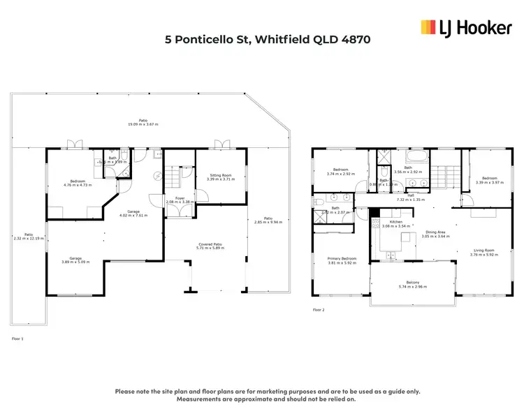 Floorplan of Homely house listing, 5 Ponticello Street, Whitfield QLD 4870