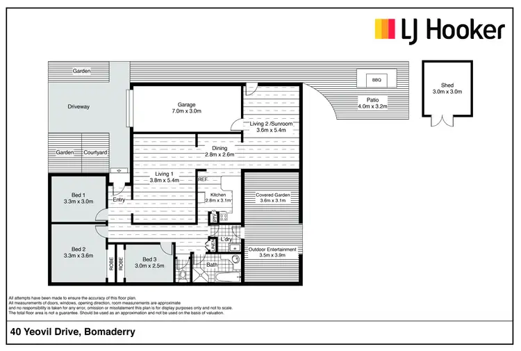 Floorplan of Homely house listing, 40 Yeovil Drive, Bomaderry NSW 2541