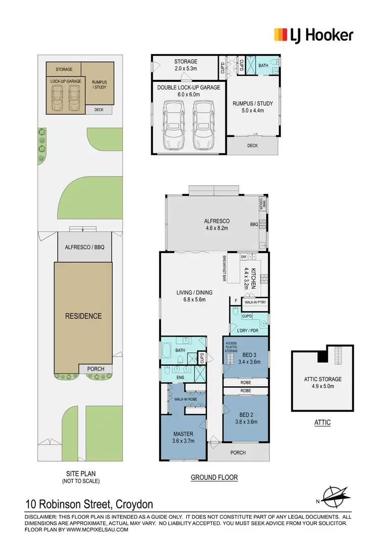 Floorplan of Homely house listing, 10 Robinson Street, Croydon NSW 2132