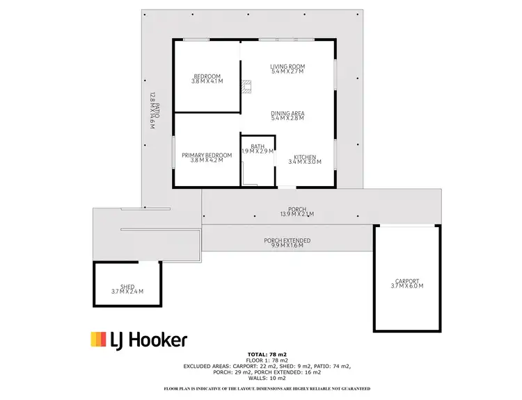 Floorplan of Homely house listing, 9 Charles Street, Beaumaris TAS 7215
