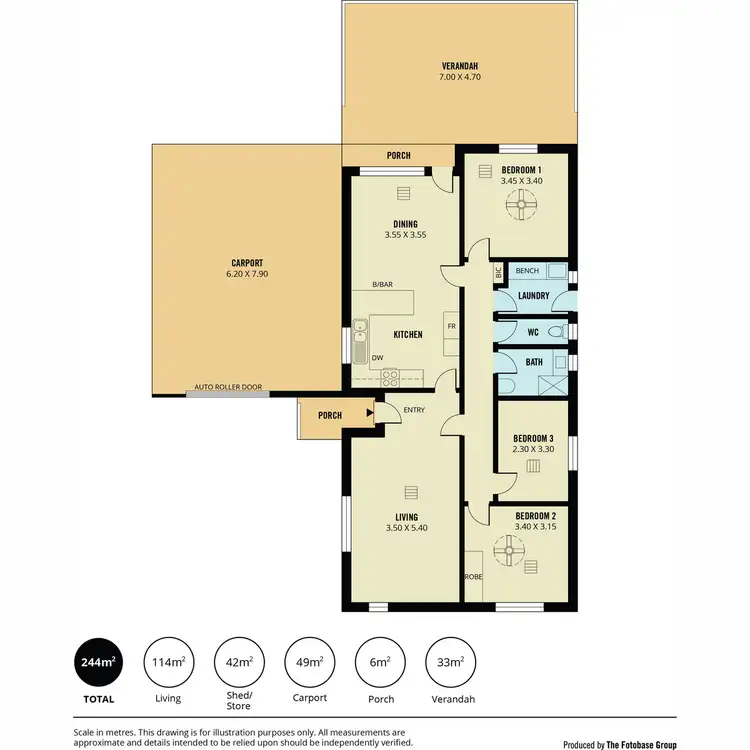 Floorplan of Homely house listing, 67 Verbena Drive, Parafield Gardens SA 5107