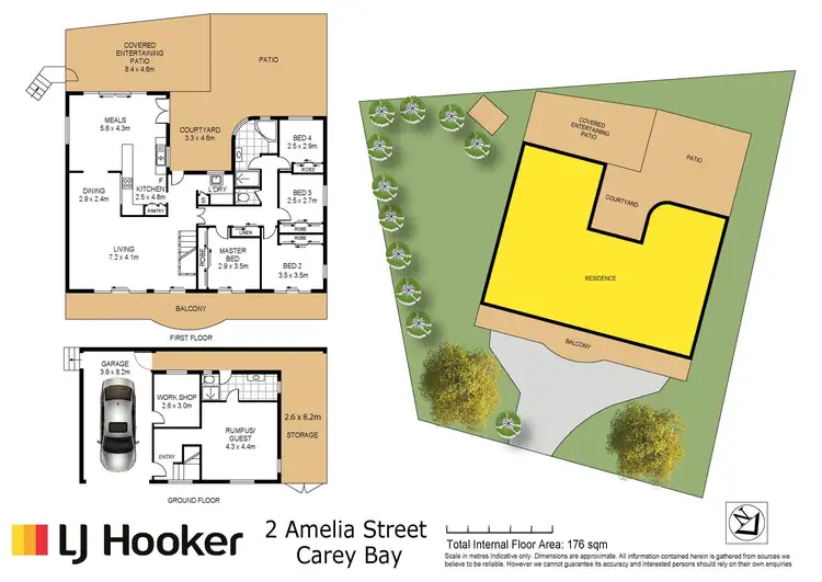 Floorplan of Homely house listing, 2 Amelia Street, Carey Bay NSW 2283