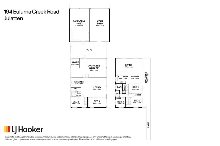 Floorplan of Homely house listing, 194 Euluma Creek Road, Julatten QLD 4871