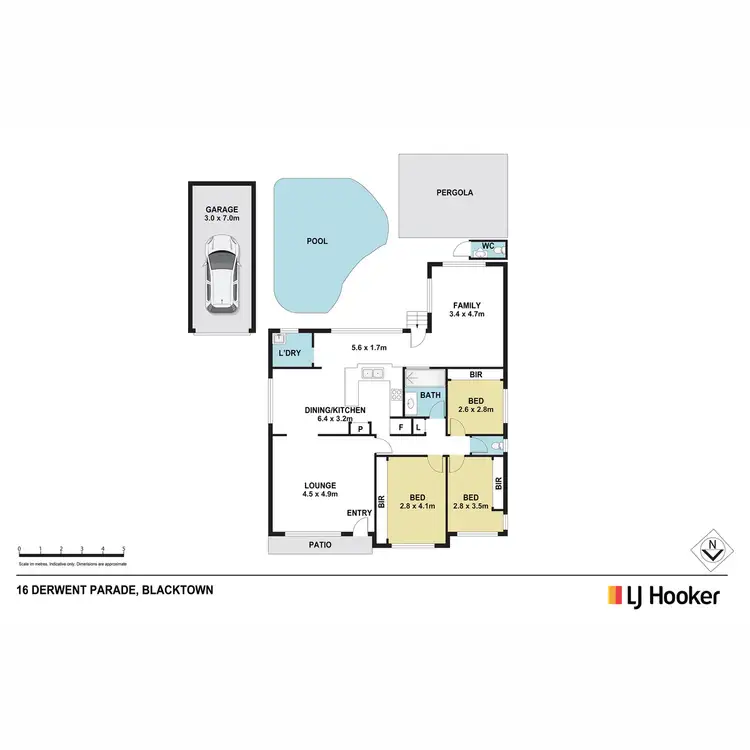 Floorplan of Homely house listing, 16 Derwent Parade, Blacktown NSW 2148