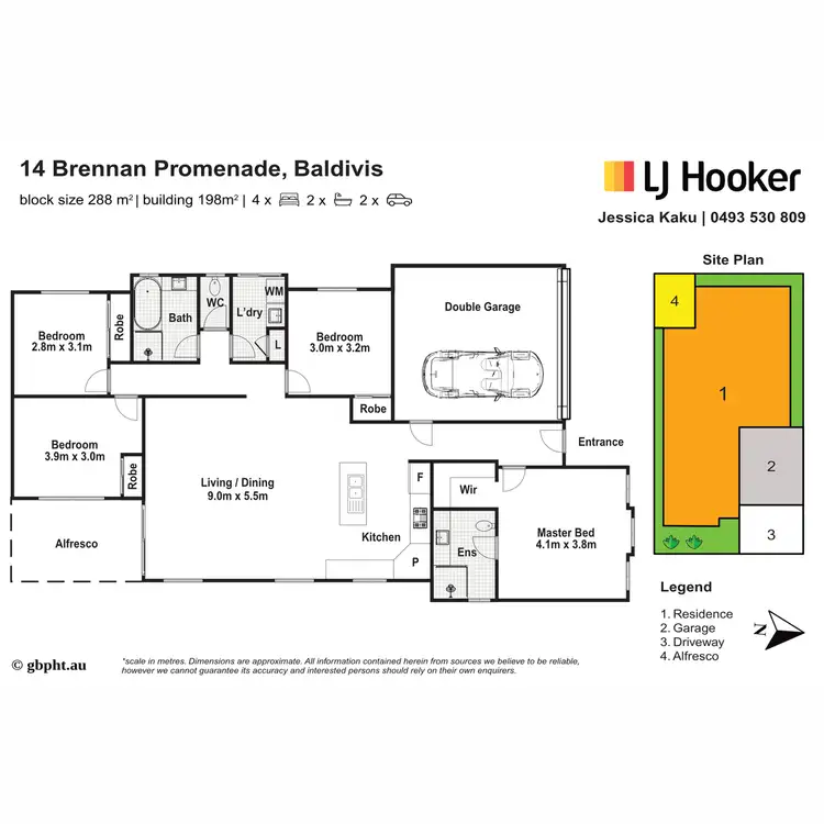 Floorplan of Homely house listing, 14 Brennan Promenade, Baldivis WA 6171