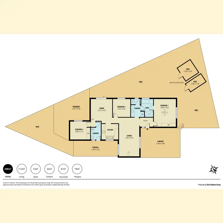 Floorplan of Homely house listing, 13A O'leary Court, Newton SA 5074