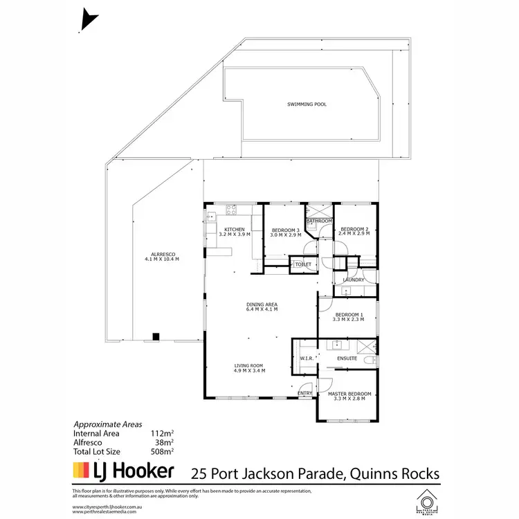 Floorplan of Homely house listing, 25 Port Jackson Parade, Quinns Rocks WA 6030