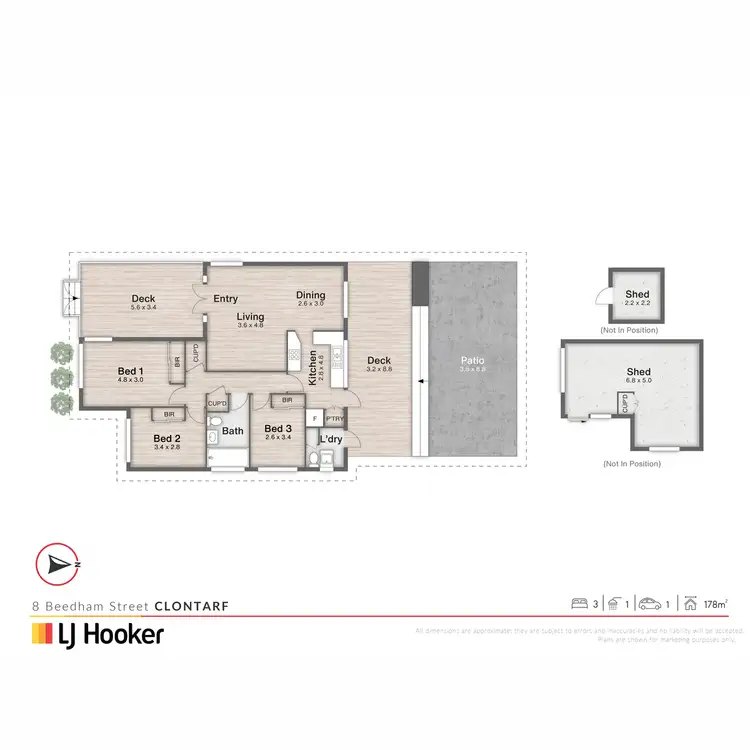 Floorplan of Homely house listing, 8 Beedham Street, Clontarf QLD 4019