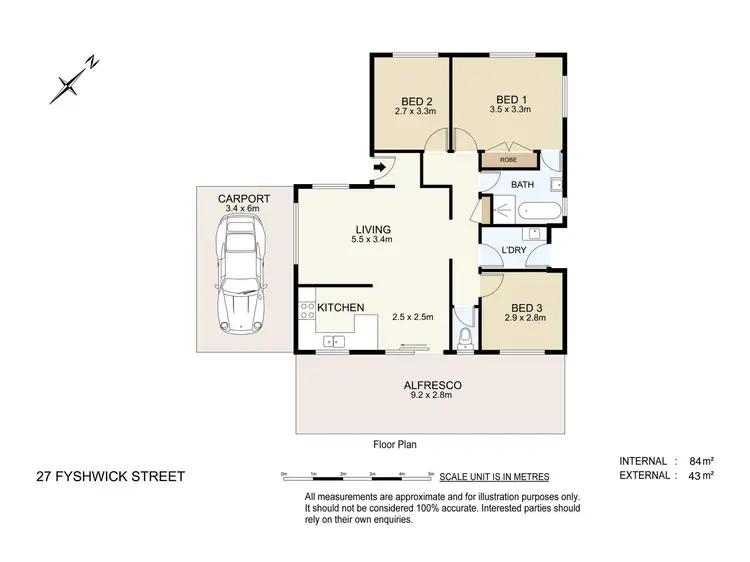 Floorplan of Homely house listing, 27 Fyshwick Street, Loganholme QLD 4129